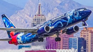 1 HR Watching Airplanes, Aircraft Identification | Plane Spotting Las Vegas Airport [LAS/KLAS]