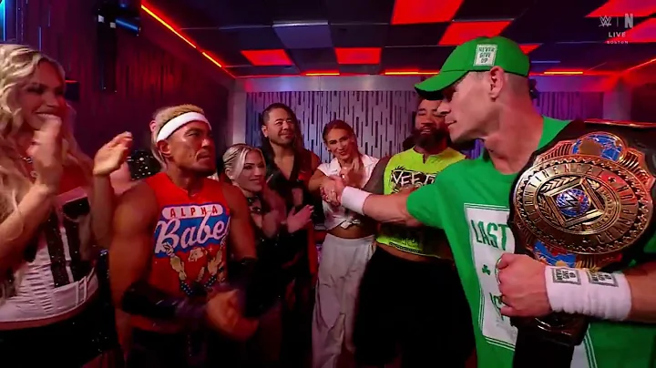 John Cena Celebrates and has an Emotional Moment with Rey Mysterio & Cody Rhodes | Raw Nov 10, 2025