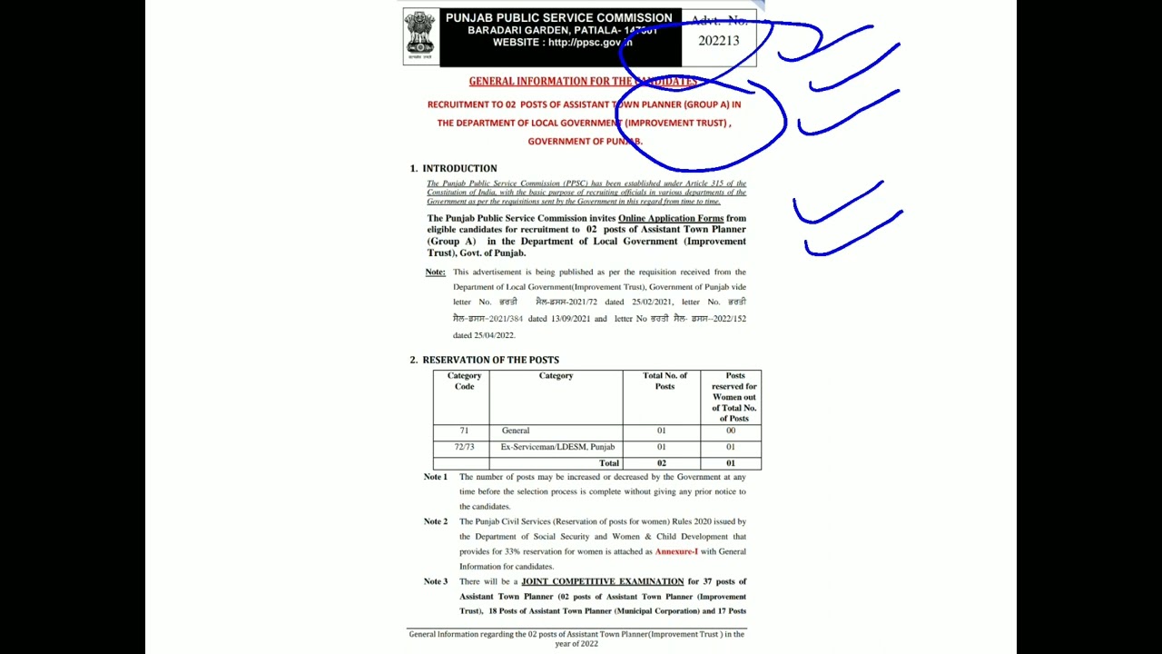 ppsc-assistant-town-planner-last-date-to-apply-is-23-06-2022-for-advt