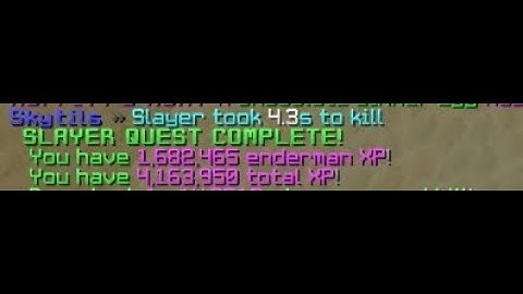 Sub 5s aurora RCM T4 Voidgloom - Hypixel Skyblock