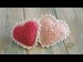 (crochet) How To Crochet a Padded Picot Heart - Valentine Special