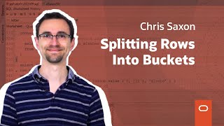 Splitting rows into buckets with SQL