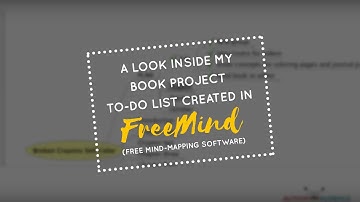 A look inside my book project to-do list created in FreeMind (free mind-mapping software)