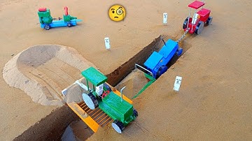 How to make mini cnc tractor machine science project | water pump | @donganhminicooking5796