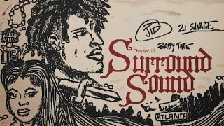 J.I.D - Surround Sound (77 bpm Acapella/Vocals) ft 21 Savage & Baby Tate
