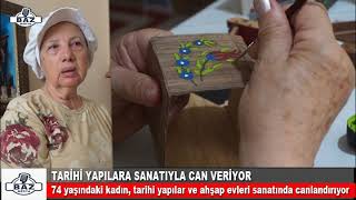 TARİHİ YAPILARA SANATIYLA CAN VERİYOR