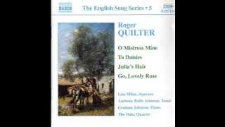 Video voorbeeld van "Roger Quilter, 'Take, o take those lips away' (from 'Shakespeare songs', op. 23)"