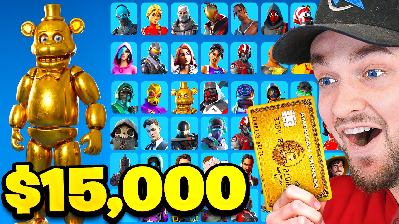 I Spent $15,000 Upgrading Subscribers Fortnite Accounts!
