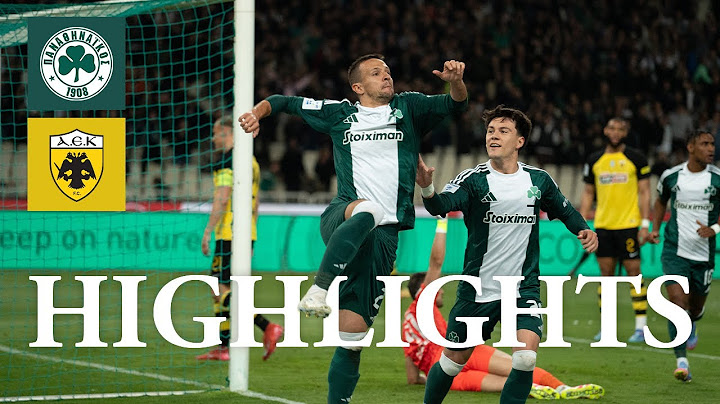 Τα highlights του αγώνα Παναθηναϊκός- ΑΕΚ 3-1