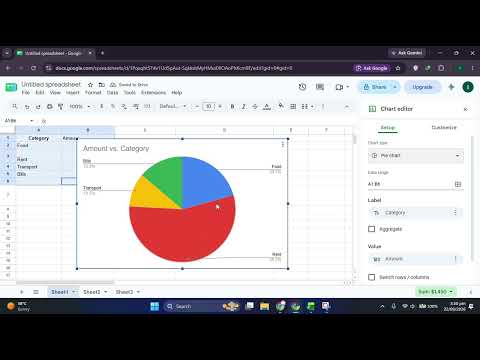 How to Build a Budget Tracker with Visuals in Google Sheets