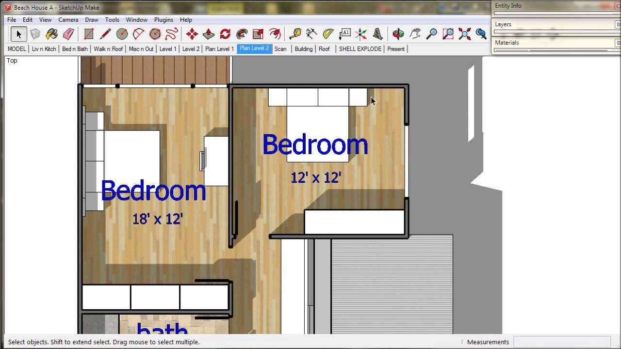 14 Floor Plans  A TreblD and SketchUp  tutorial  YouTube