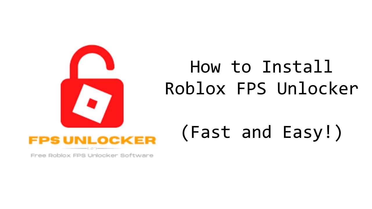 How to download Roblox FPS UNLOCKER! (easy) - YouTube