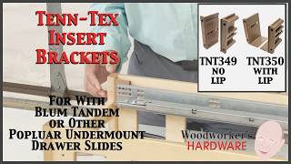 Game-Changer for Inset Drawers: Installing Blum Tandem Slides with Tenn-Tex Face Frame Brackets