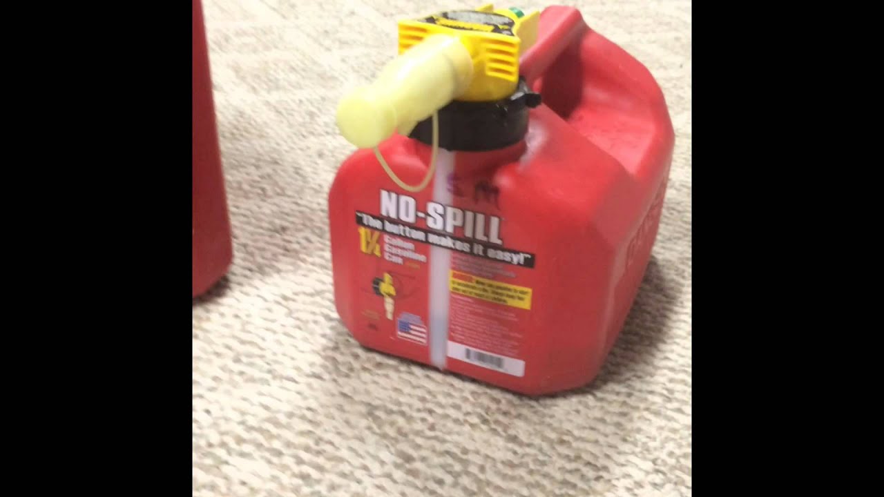 (NO SPILL) vs (BLITZ) gas can review