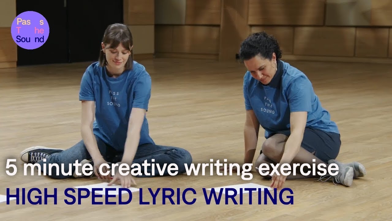 High speed lyric writing: 5 minute creative writing exercise - start writing now!