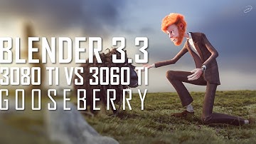 Blender 3.3 Officially Released RTX 3060 Ti vs RTX 3080 Ti Gooseberry Benchmarks