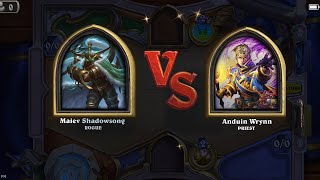 April 2026 • Maiev Shadowsong vs Anduin Wrynn (Victory) • Priest Equilibrium Deck