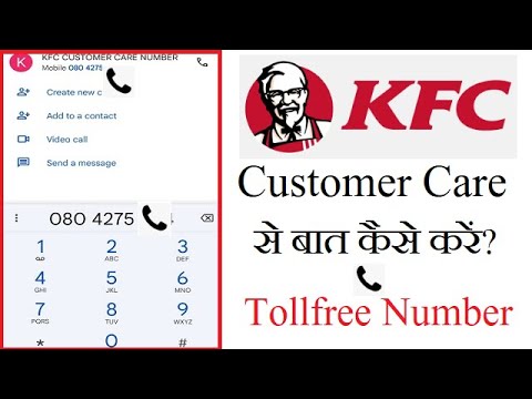 Customer number kfc service KFC