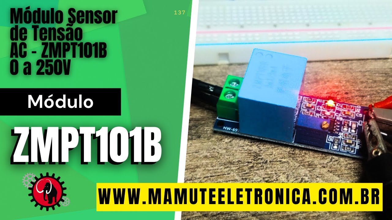 Module Capteur De Tension ZMPT101B AC 0-250V - Haute Précision Pour Mesure Monophasée Et Arduino