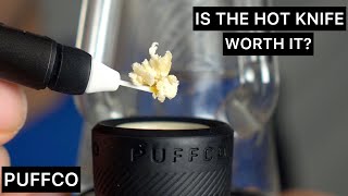 Puffco HOT KNIFE Unboxing and Review | Testing Live Resin Diamonds and Live Rosin | Puffco Peak Pro