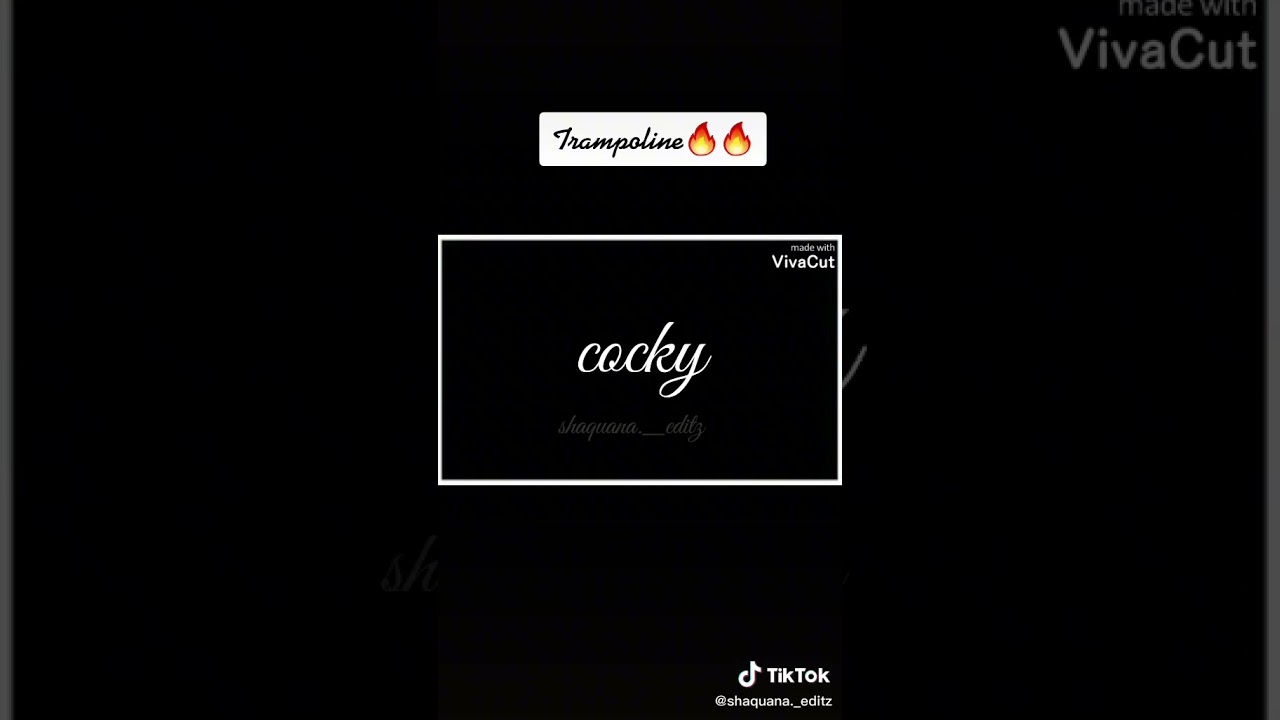 Yung Bredda Trampoline (edit) YouTube