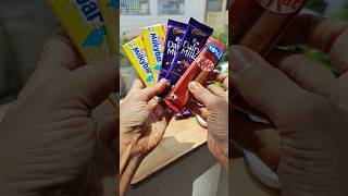 Dairymilk Milkybar Kitkat kindercremy Big Boom 💥 Chocolate 🍫😋 #cartoon #short @secret_of_yum