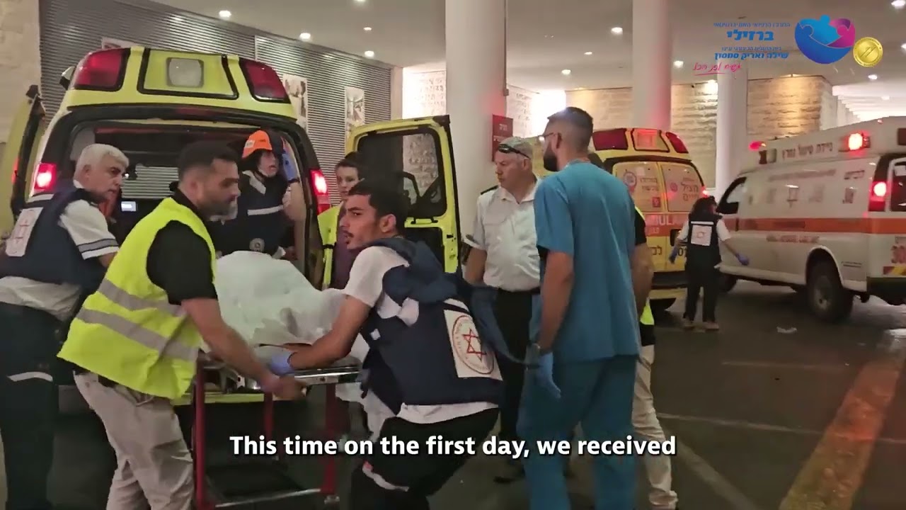 Gaza civilians daily walked into Brazilai hospital in Israel for medical support