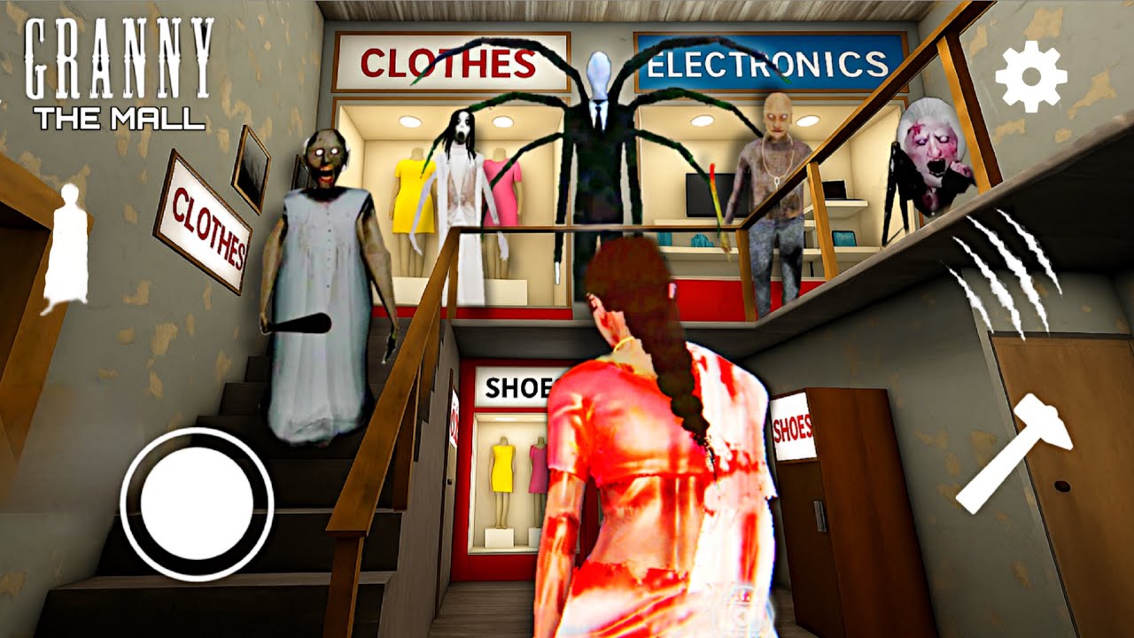 PLAYING AS KAMLA IN GRANNY THE MALL || KAMLA VS GRANNY FULL VIDEO 