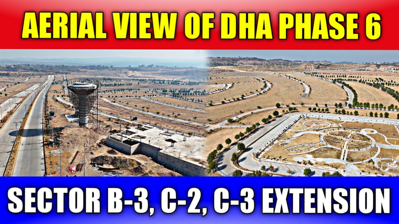 Dha Phase 6 Islamabad Aerial View | Sector B-3 C-2 C-3 Extension | Dha Rawalpindi Islamabad 