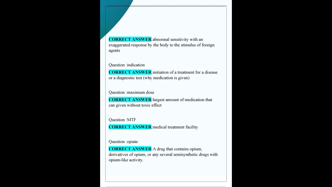 HCB TEST 3 LATEST RATED A+