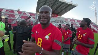BLACK STARS MORAL AFTER FINAL TRAINING AHEAD OF WORLD CUP QUALIFIER AGAINST C.A.R