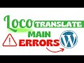 Fixing ALL Loco Translate Plugin errors in WordPress