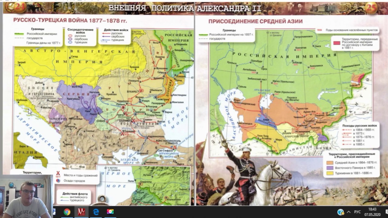 Территории средней азии присоединены к россии. Политика России в средней Азии при Александре 2 карта.