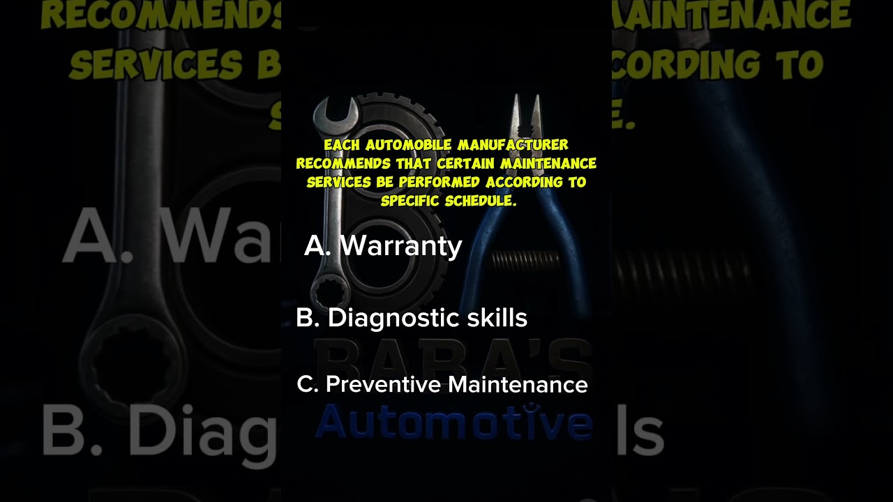 Are you smarter than your Mechanic? 