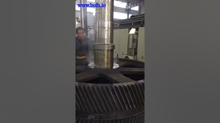 shrinkage fitting of gear shaft