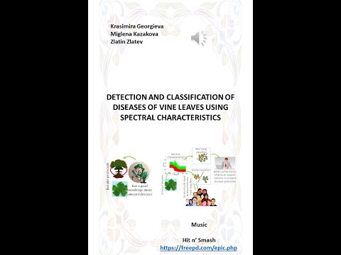 DETECTION AND CLASSIFICATION OF DISEASES OF VINE LEAVES USING SPECTRAL CHARACTERISTICS