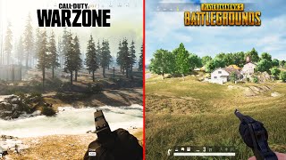 Call of Duty: Warzone Vs PUBG — внимание к деталям, сравнение графики и игрового процесса