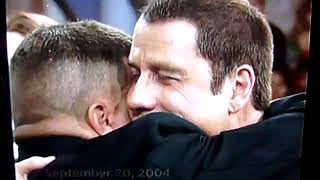 Emotional moment John Travolta speak about firefighters Ladder 45