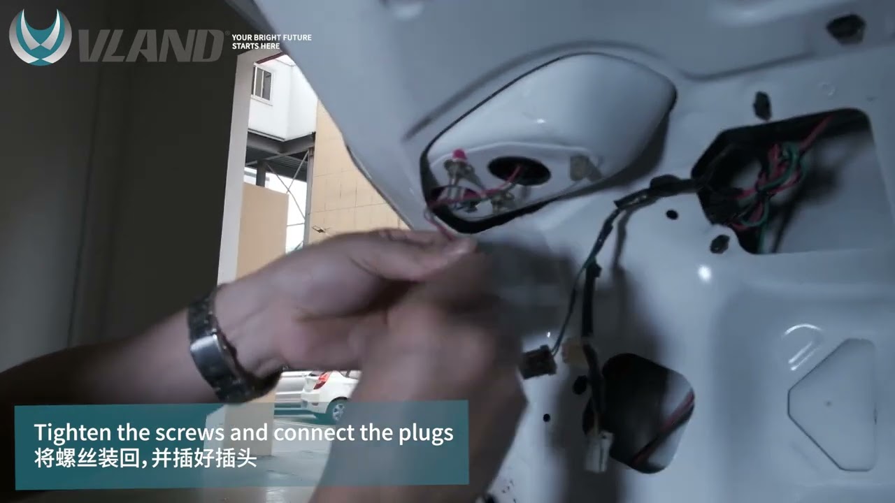 How to install VLAND New Full LED Tail Lights for Mitsubishi Lancer EVO X 2008-2018 ?