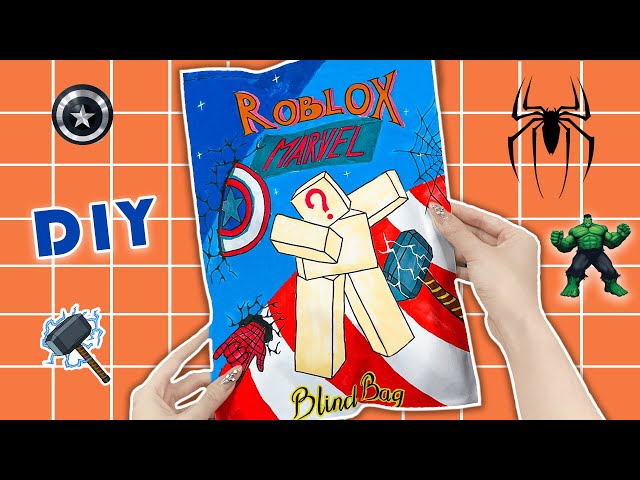 roblox blind bag! #blindbag #craft #diy #roblox #papersquishy #diycrafts  #papercraft #shorts 