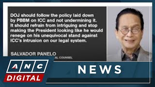 Ex-Duterte lawyer hits DOJ briefer on possible arrest of former president by ICC | ANC