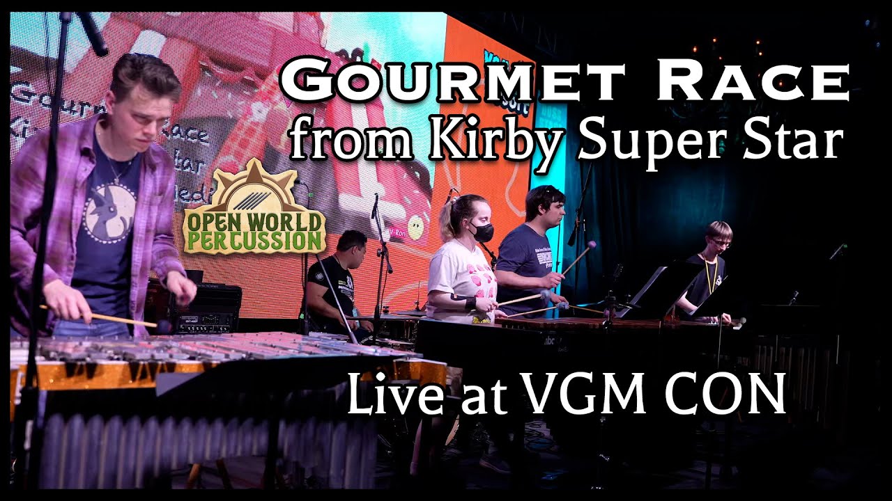 Gourmet Race - Kirby Super Star (Percussion Cover) | Open World Percussion - LIVE at VGM CON 2024