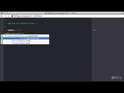 SECTION 4:Video 37 Uppercase and Lowercase Strings