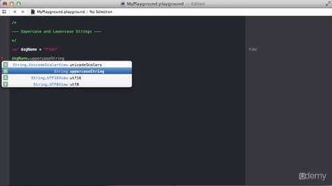 SECTION 4:Video 37 Uppercase and Lowercase Strings