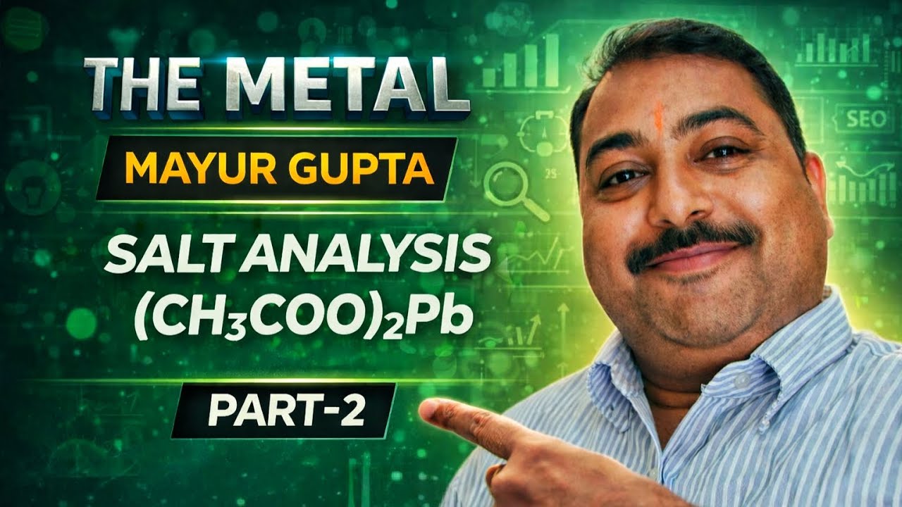 🔬 Lead Acetate Salt Analysis | Acidic & Basic Radical Tests | Chemistry Practical