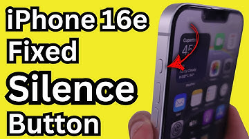 Fix Silence Button Not Working on iPhone 16e (Mute Button)