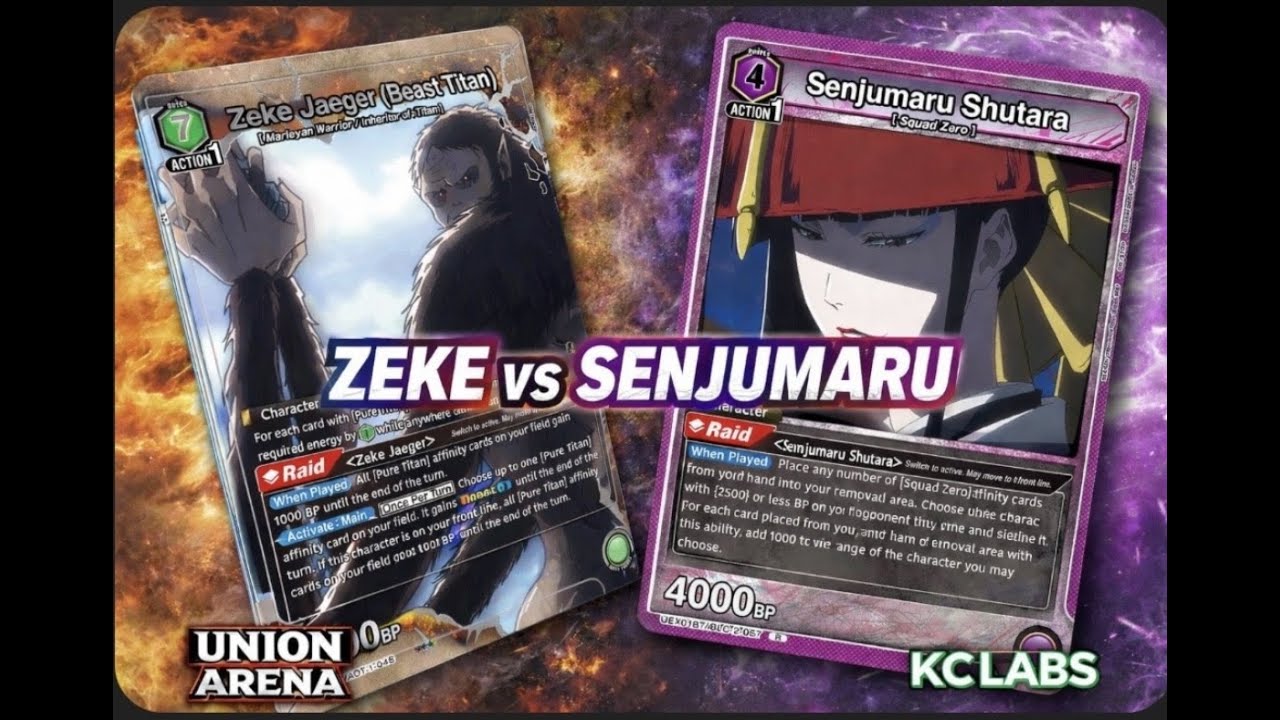 KCLABS Epic Showdown: Zeke Yeager VS Senjumaru Union Arena