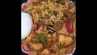 How to make Mushroom Biryani in Tamil | Kalan Biryani | Mushroom Biriyani with out cooker in Tamil