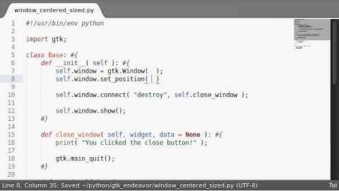 Python [gtk] 03 Window Sizes and Position