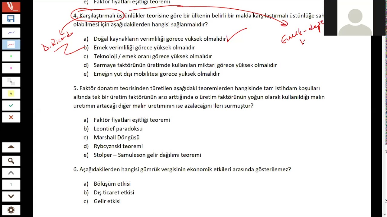 uluslar arası iktisat soru çözümü 40 soru